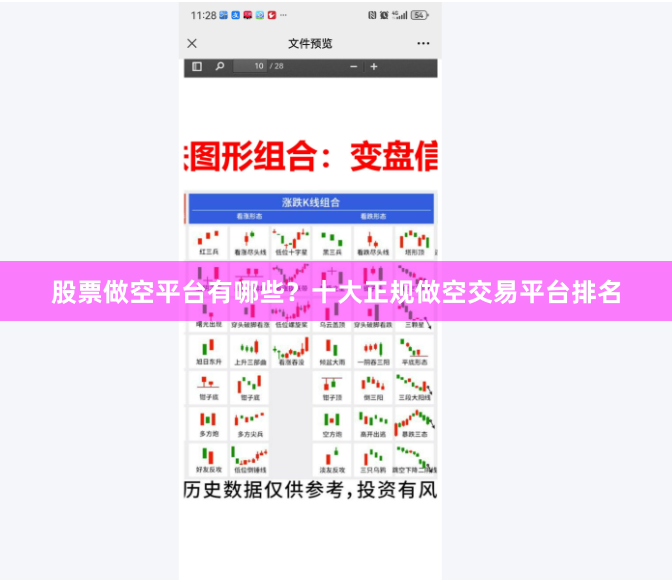 股票做空平台有哪些？十大正规做空交易平台排名